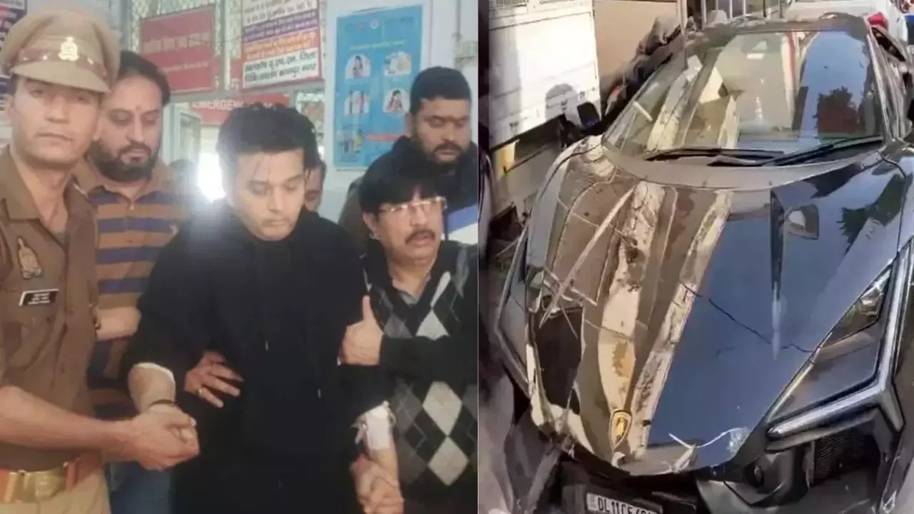 kanpur lamborghini accident case