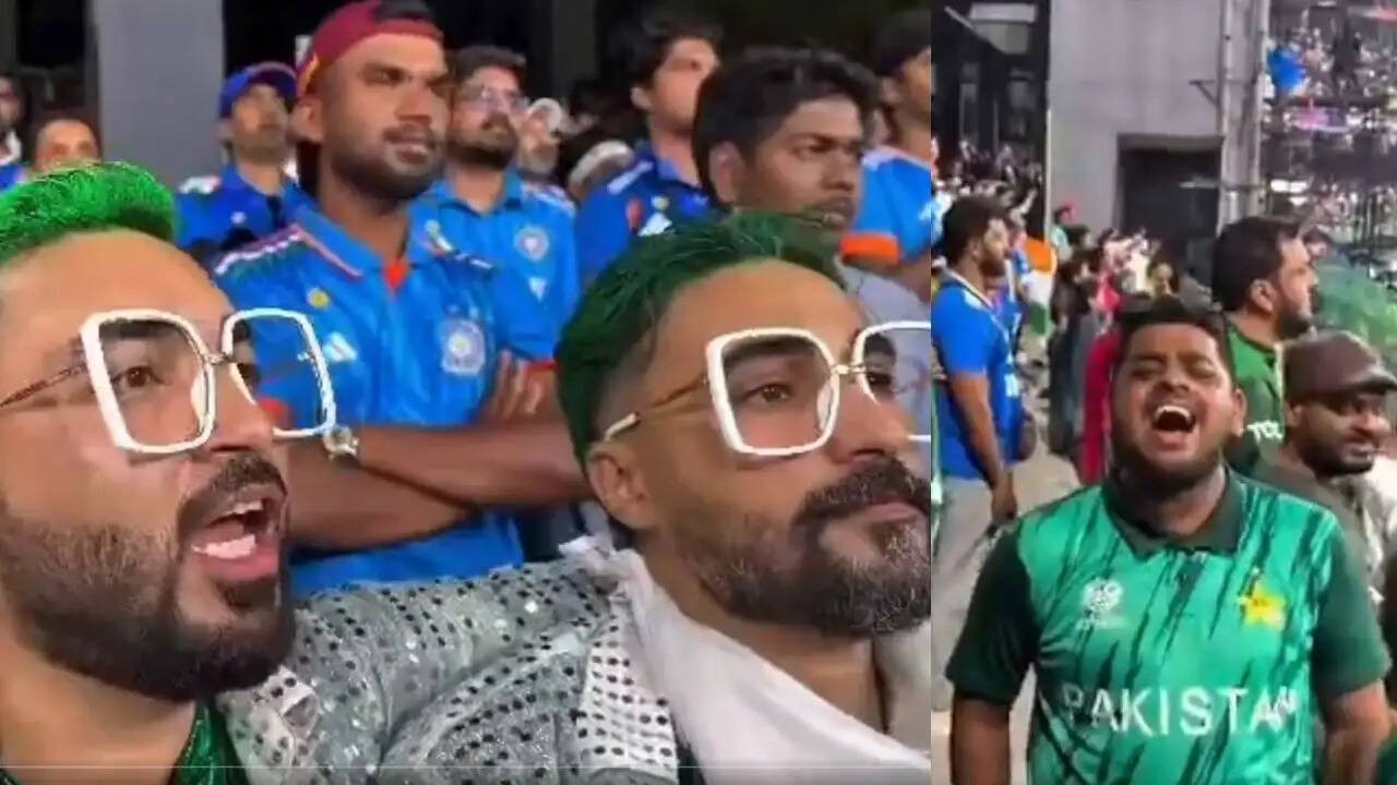 Pakistani Fan Singing Jan Gan Man, T-20 world cup 2026, india vs pakistan match