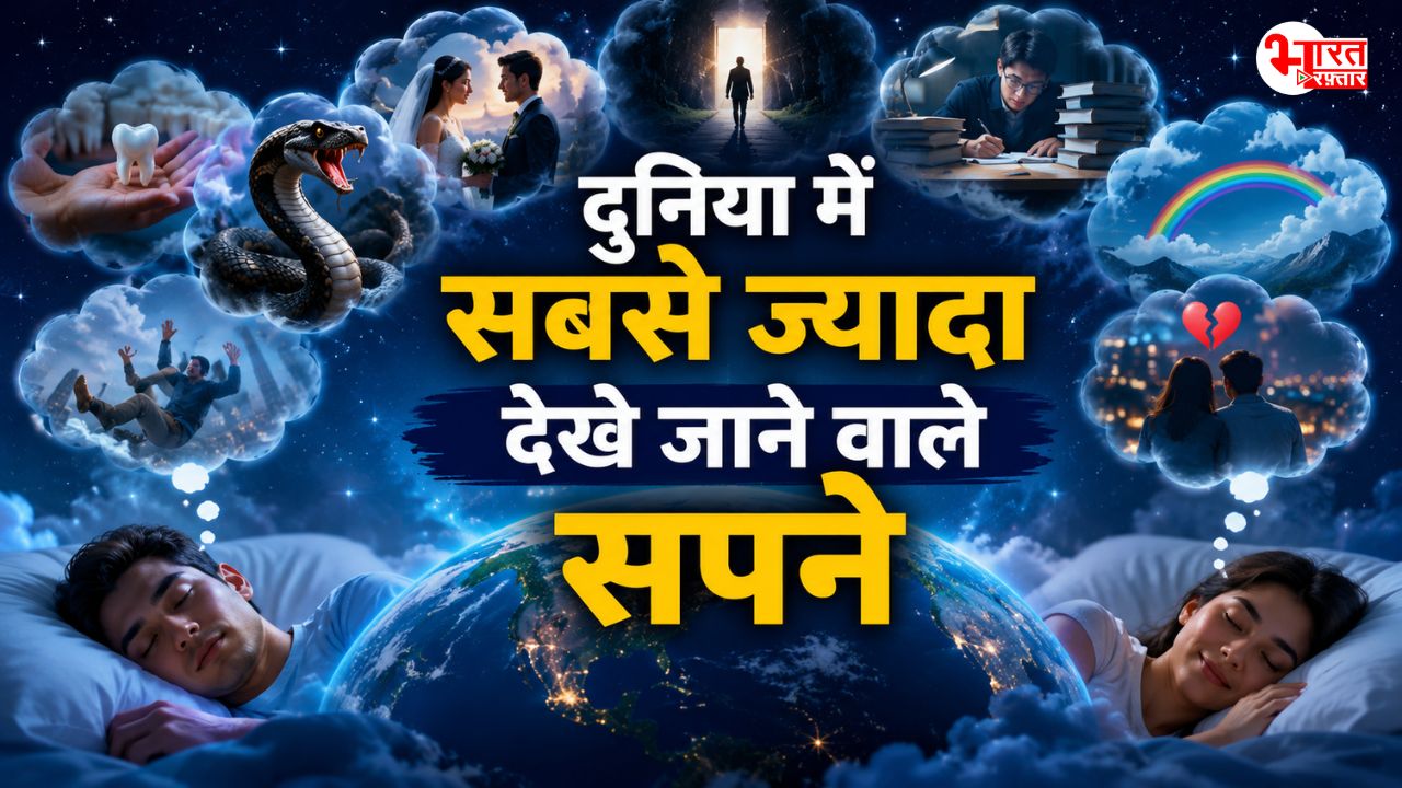 क्या आपको भी आते हैं ऐसे अजीबोगरीब सपने? ये है दुनिया में सबसे ज्यादा नींद में आने वाले ख्वाब
