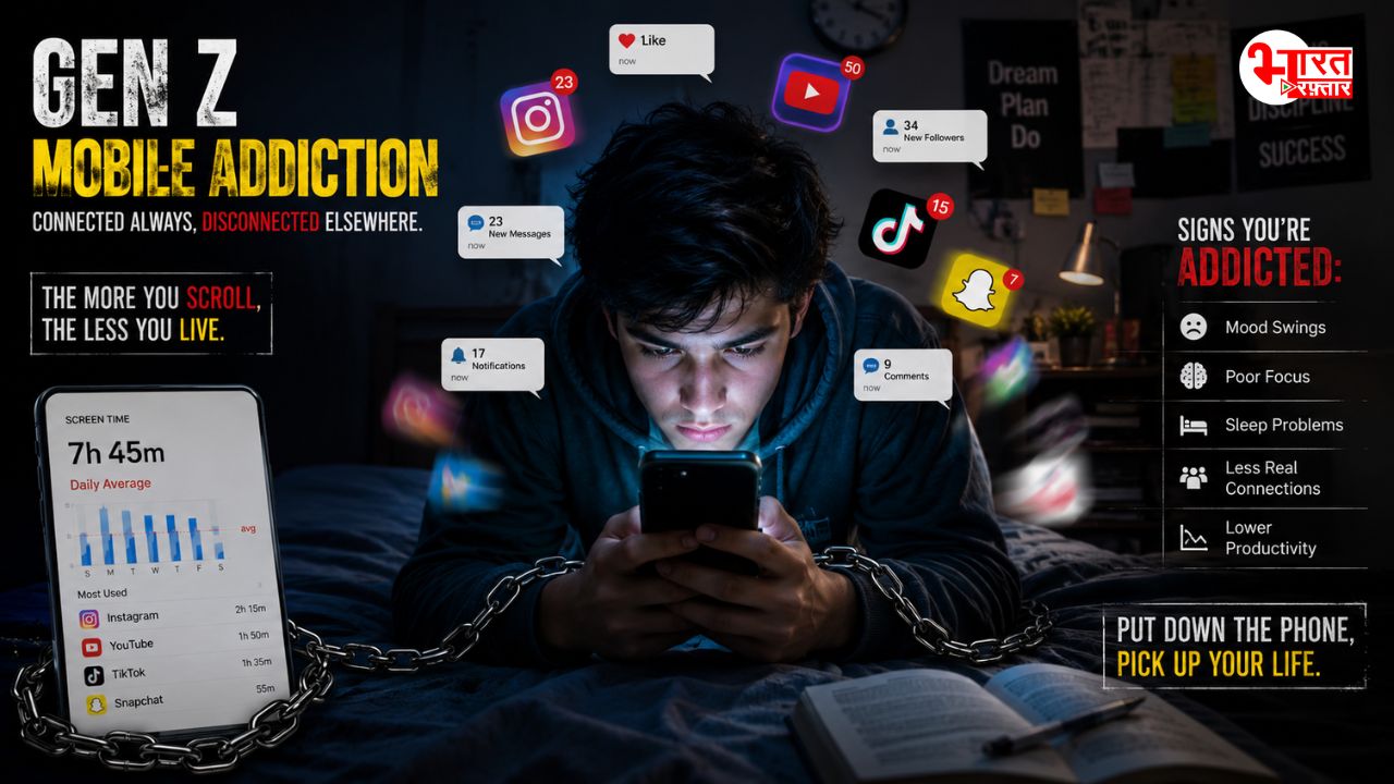 मोबाइल की दुनिया में सिमटती Gen Z की जिंदगी, सोशल मीडिया से बढ़ रही सामाजिक दूरी