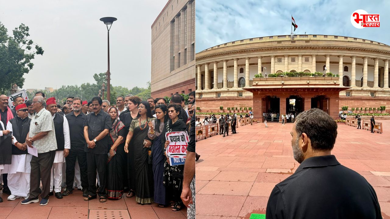 एक मिनट भी नहीं चली लोकसभा, क्या संसद के बाहर विरोध प्रदर्शन के लिए कांग्रेस समेत समूचे विपक्ष ने जानबूझ कर किया हंगामा