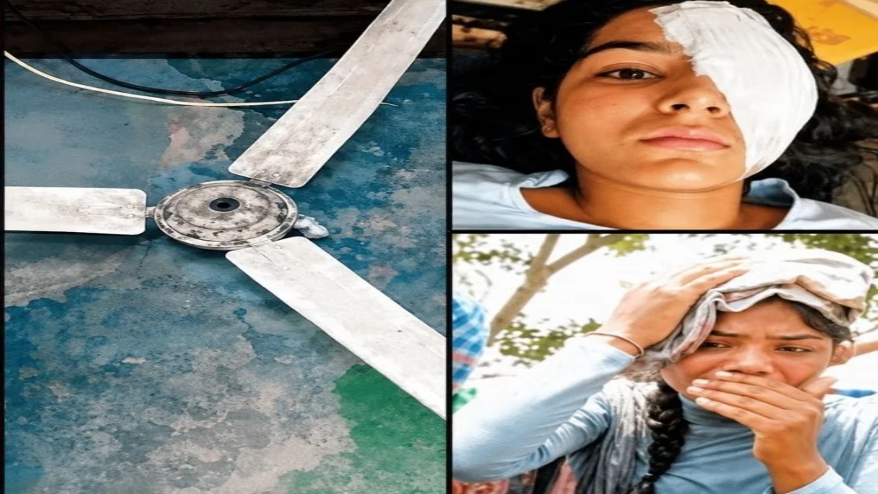 हनुमानगढ़ की स्कूल में चलती कक्षा में बच्चों पर गिरा छत पंखा, दो छात्राएं घायल, परिजनों ने लगाए ये आरोप