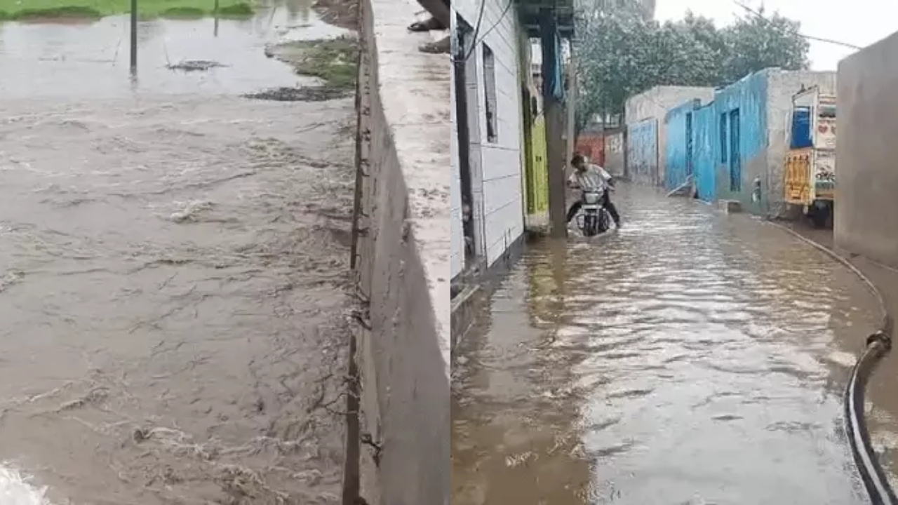 जयपुर में कल रात से लगातार बारिश, धौलपुर में पार्वती नदी उफनी, IMD का आज 5 जिलों में ऑरेंज अलर्ट  