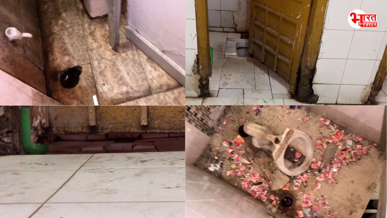 पान की पीक, गंदे टॉयलेट, टूटे दरवाजे, जयपुर निगम कार्यालय के शौचालय के ये हालत