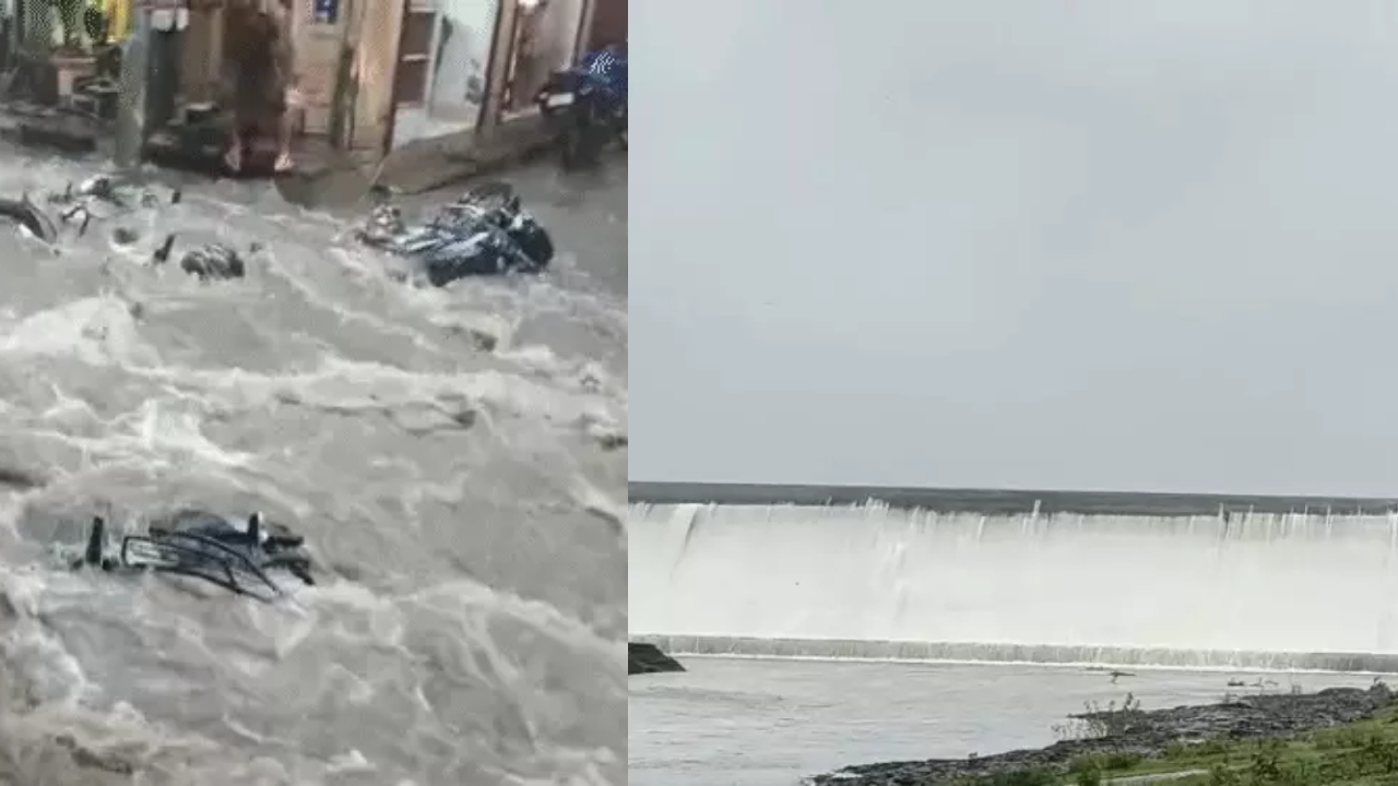 सावन के दूसरे सोमवार पर जयपुर समेत कई जिलों में भारी बारिश, कई बांध ओवरफ्लो, जानें कल किन जिलों में बरसेंगे बादल