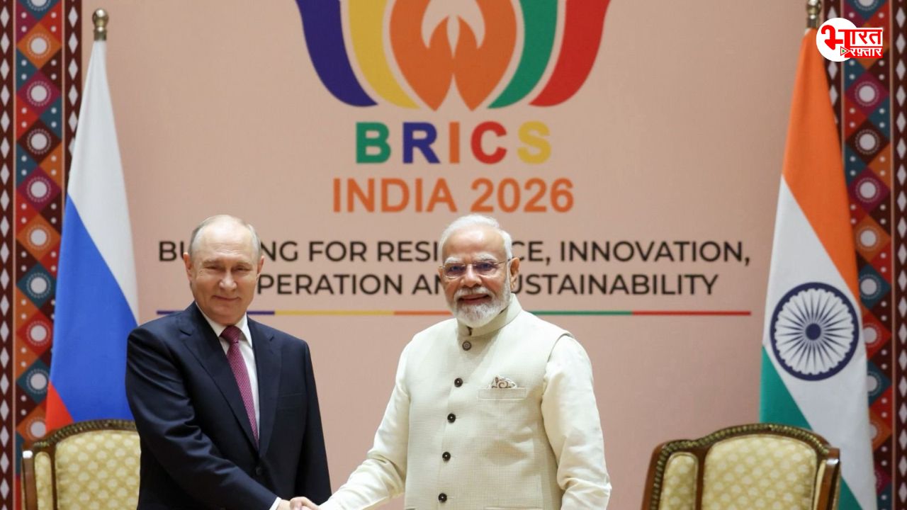 Brics modi and putin meeting in new delhi