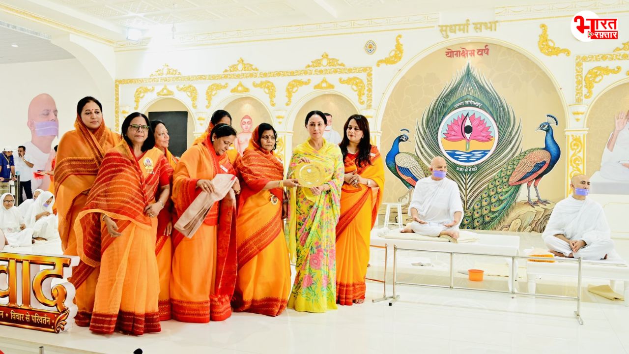 बालिका शिक्षा और सामाजिक उत्थान में योगदान के लिए डिप्टी CM दिया कुमारी सम्मानित, मिला आचार्य तुलसी कर्तृत्व पुरस्कार