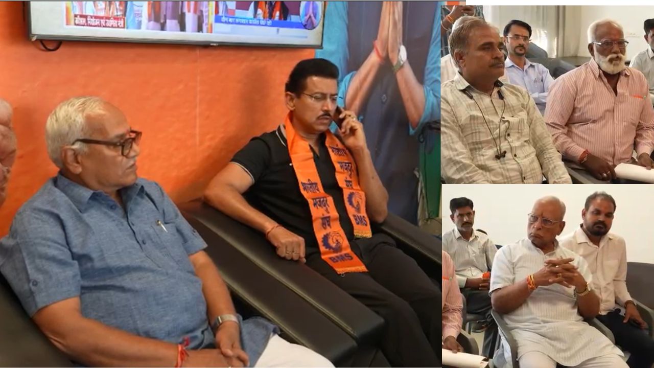 कर्नल राज्यवर्धन राठौड़ से मिले भारतीय मजदूर संघ के प्रतिनिधि, उद्योग और सरकार के बीच समन्वय पर चर्चा